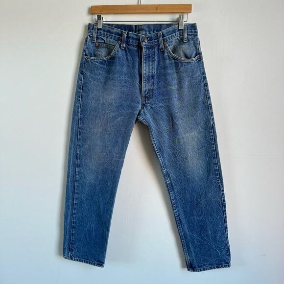 Vintage 90's LEVI'S 505 Medium Wash Jeans - Picture 1 of 6